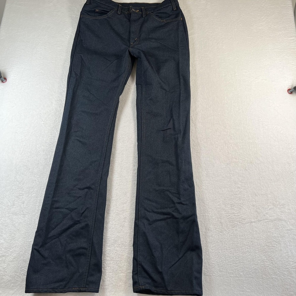 Vintage Levis Jeans Mens 31x36 Blue Dark Wash Slim Bootcut Orange Tab Pants